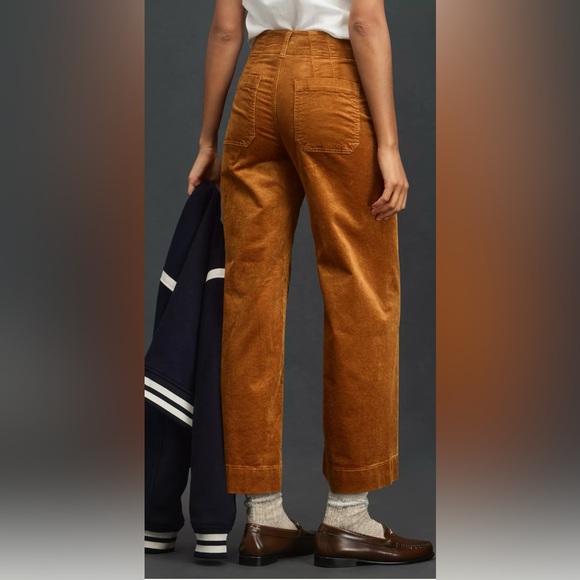 NWT Maeve Colette Corduroy Crop Wide-Leg Pant Size 25 - Picture 2 of 12